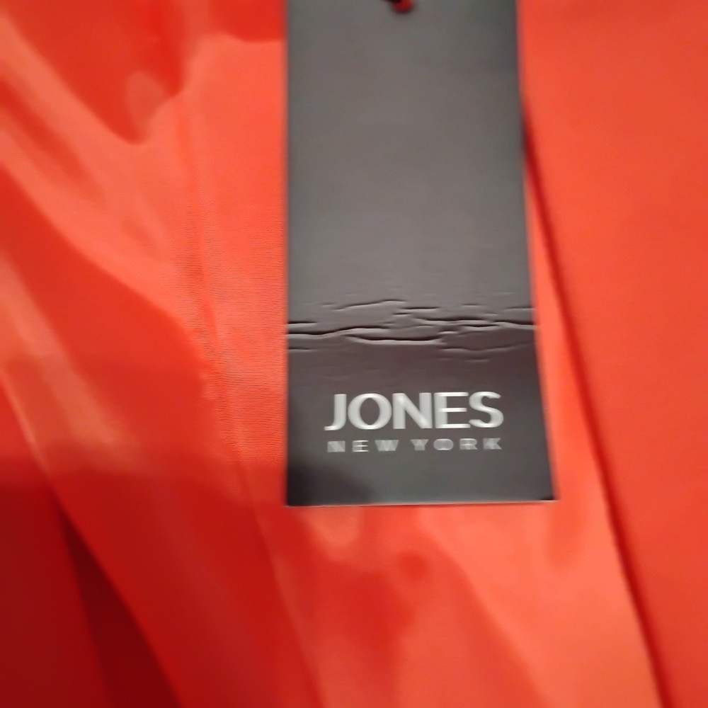 Jones New York Scarlet Apple Double-Breasted Jacket Blazer Size M NWT - Picture 5 of 9